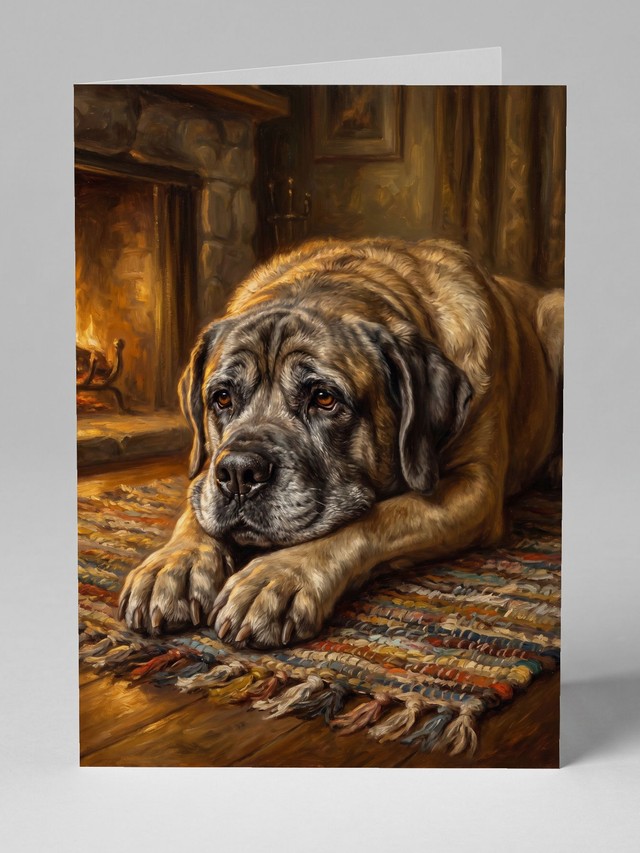 Grey Muzzle greeting card