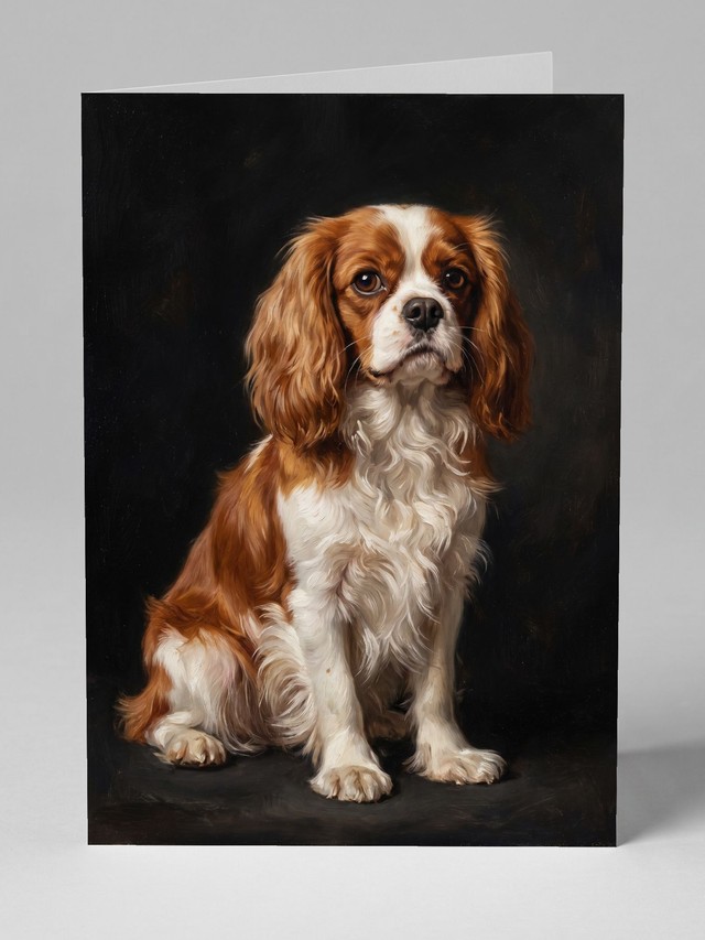 Midnight Portrait greeting card