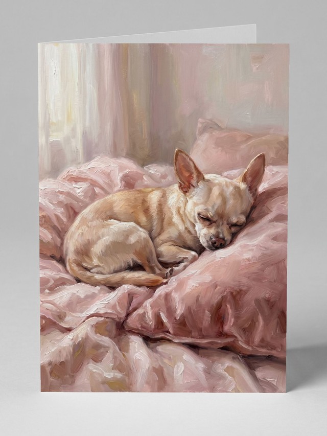 The Nap Pink greeting card