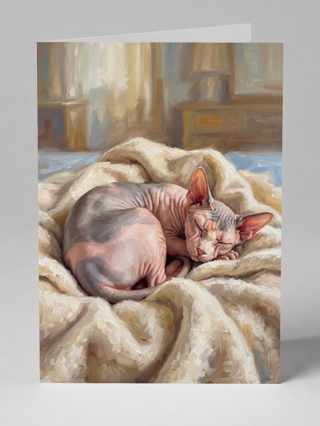 Cashmere greeting card
