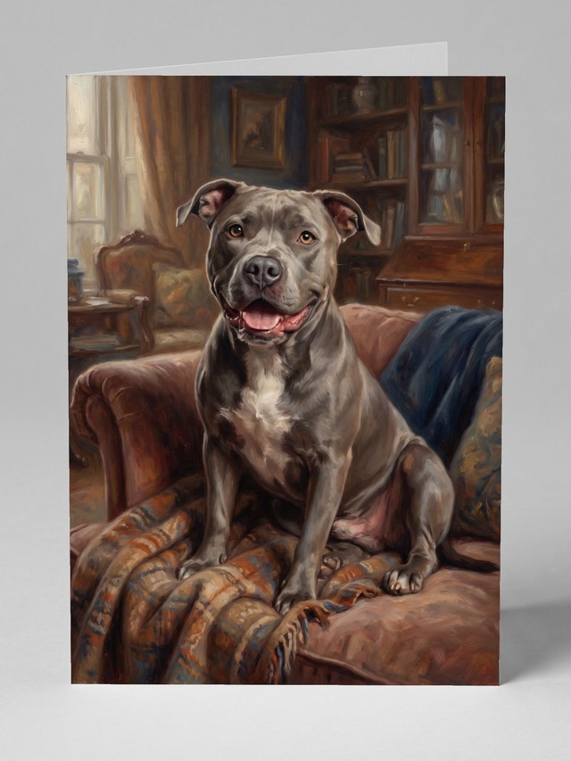 Propped Up greeting card