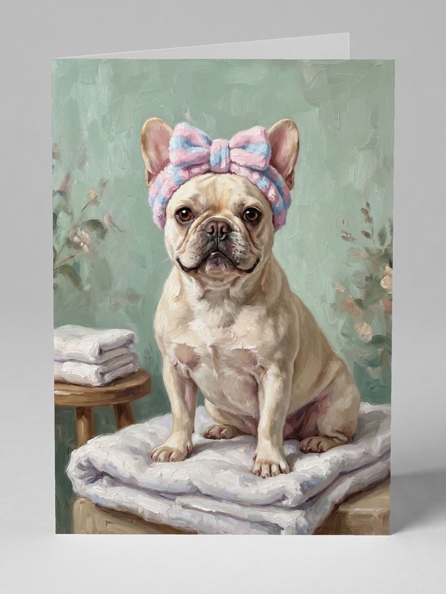 Spa Day greeting card