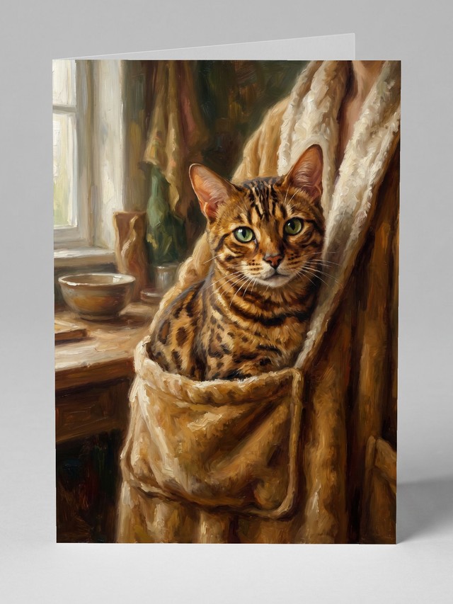 Morning Robe greeting card