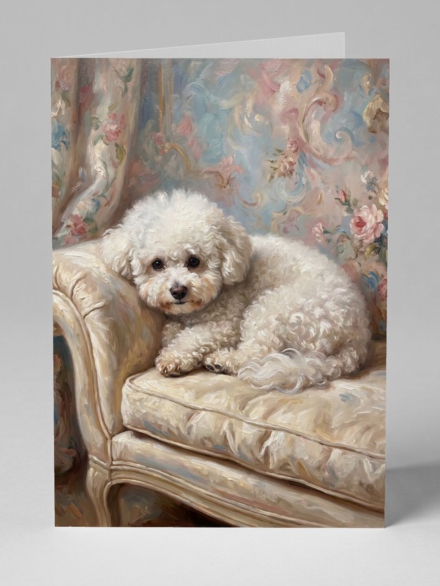 Ivory Chaise greeting card
