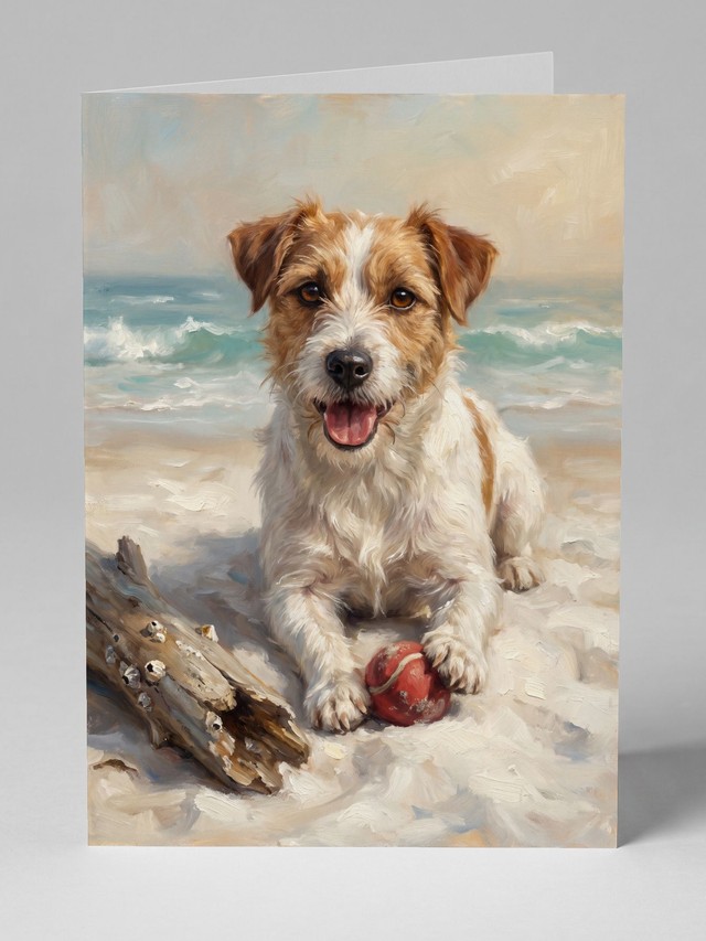 White Sand greeting card