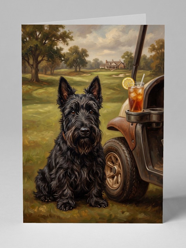 The Caddie greeting card