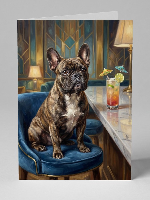 The Barstool greeting card