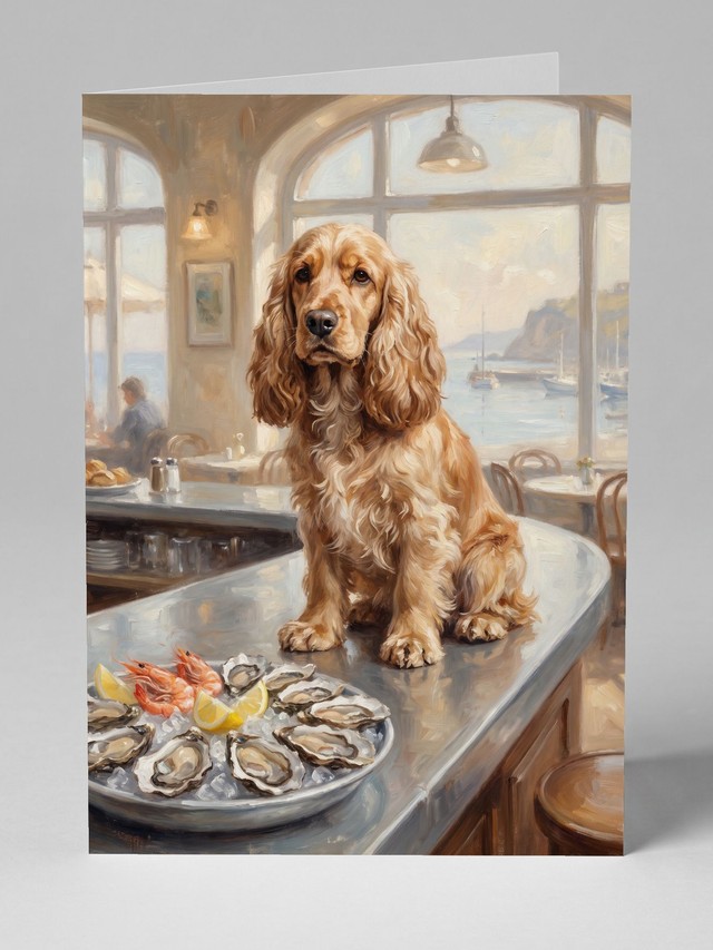 Oyster Bar greeting card