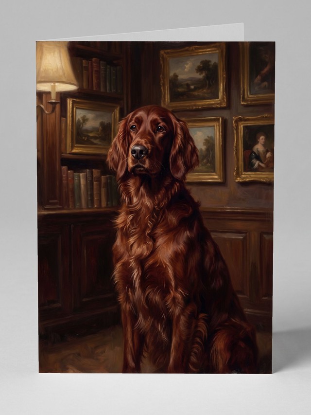 The Library greeting card