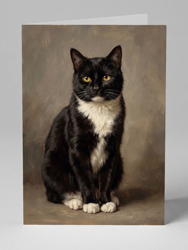 Black Tie greeting card