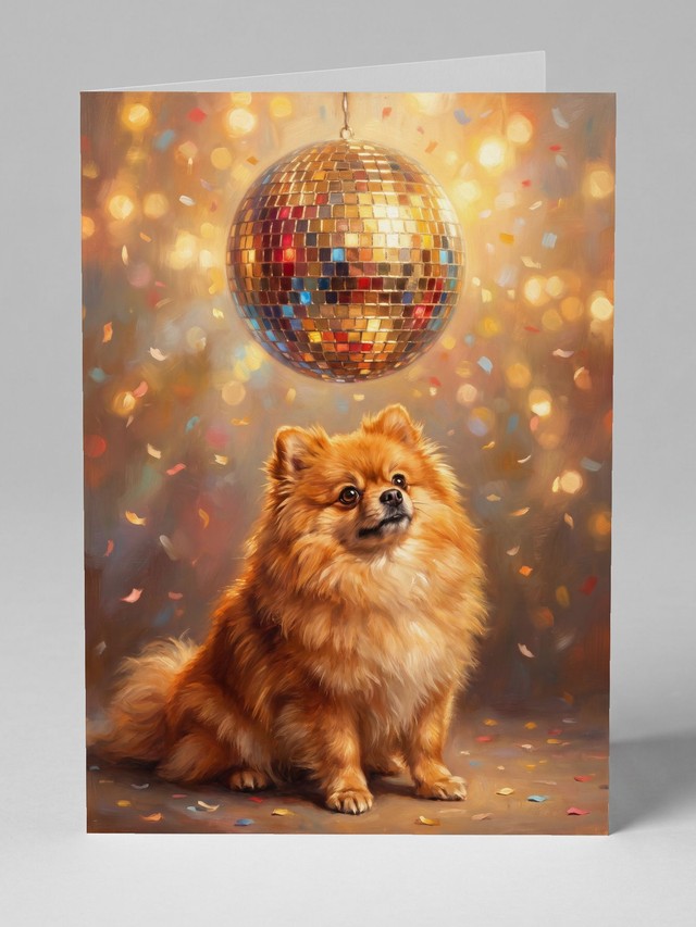Disco Night greeting card