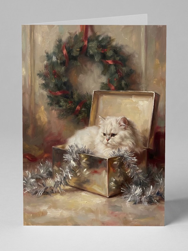 The Tinsel Trap greeting card