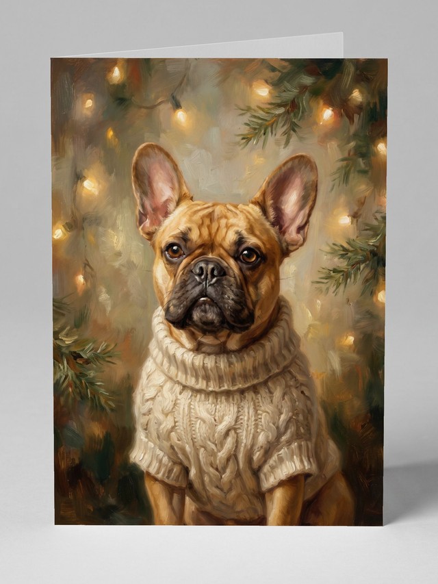 The Cable-Knit Classic greeting card