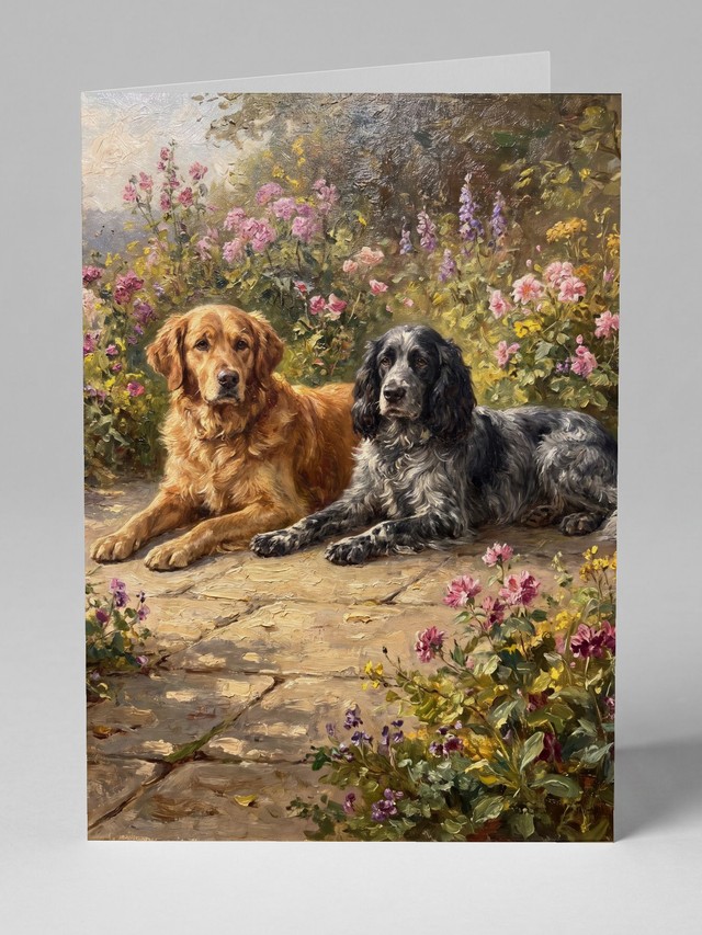 Two in the Sun greeting card