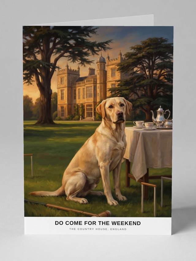 The Country House greeting card