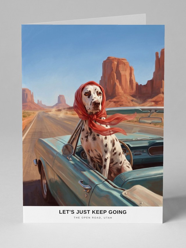The Open Road greeting card