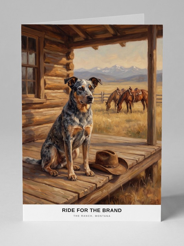 Montana Porch greeting card