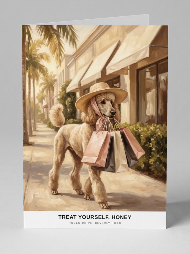 Rodeo Drive greeting card