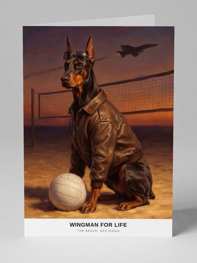 The Wingman greeting card