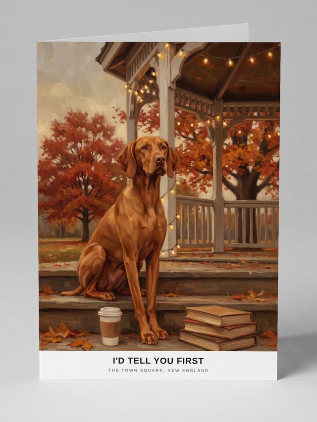 The Town Square greeting card