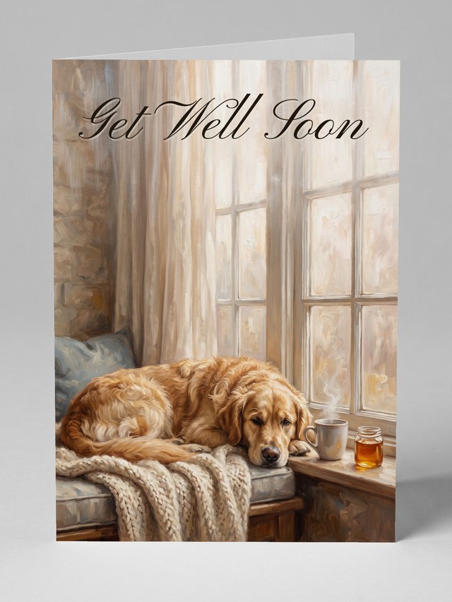 Honeyed Morning greeting card