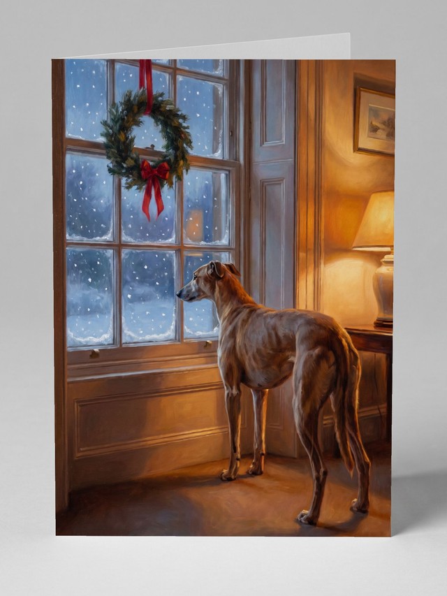 Winter Window greeting card
