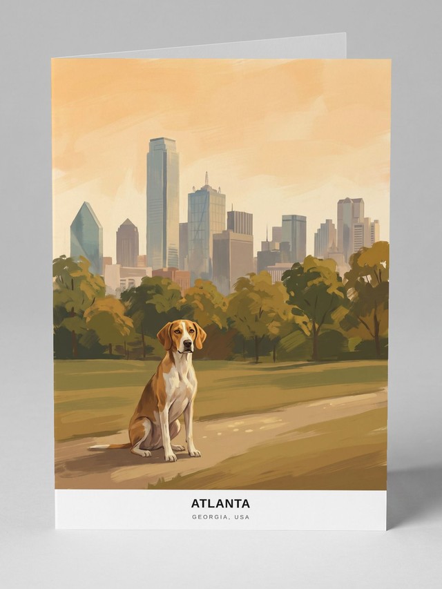 Atlanta greeting card
