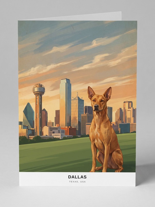 Dallas greeting card