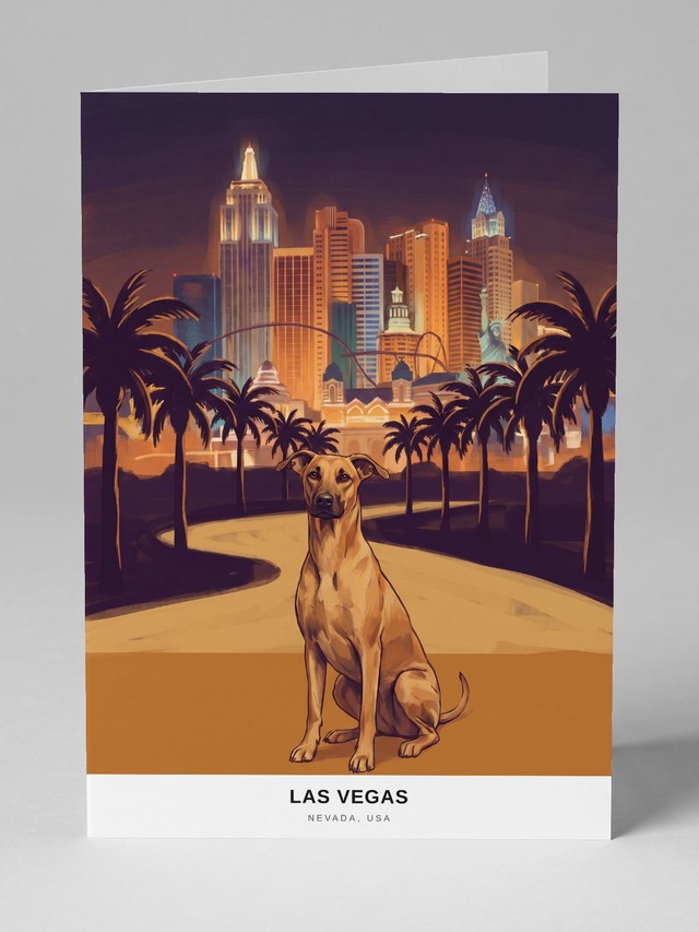 Las Vegas greeting card