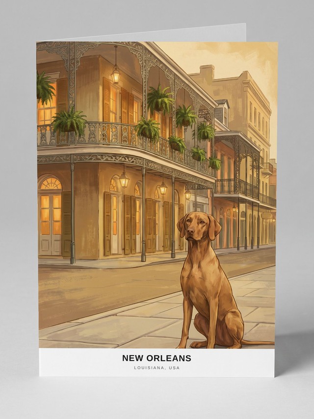 New Orleans greeting card