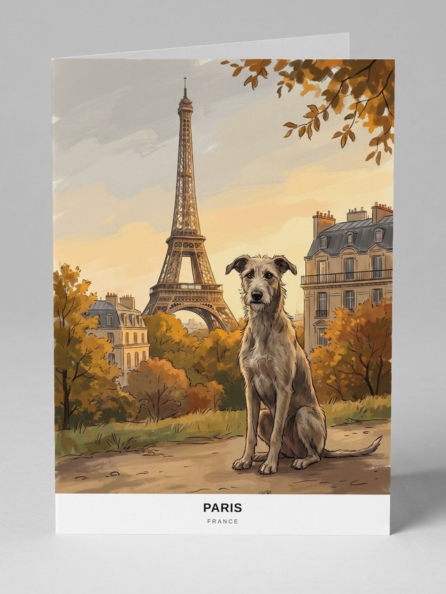 Paris greeting card