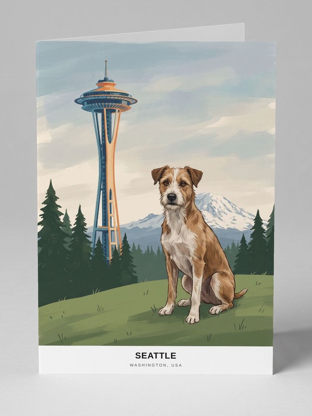 Seattle greeting card