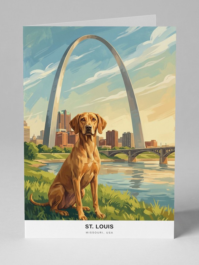 St. Louis greeting card