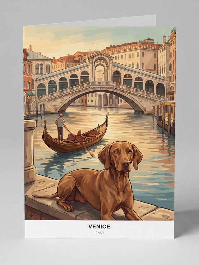Venice greeting card