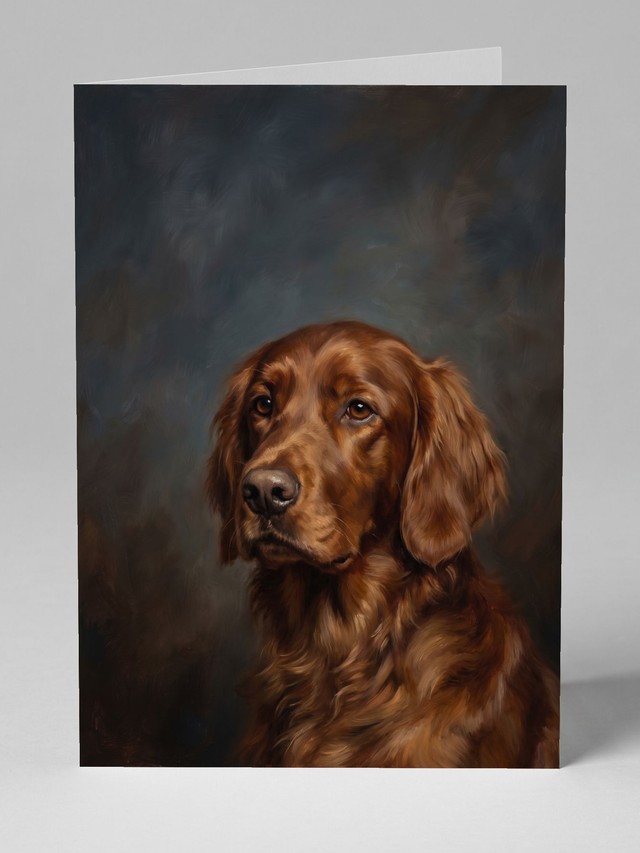 The Portrait greeting card