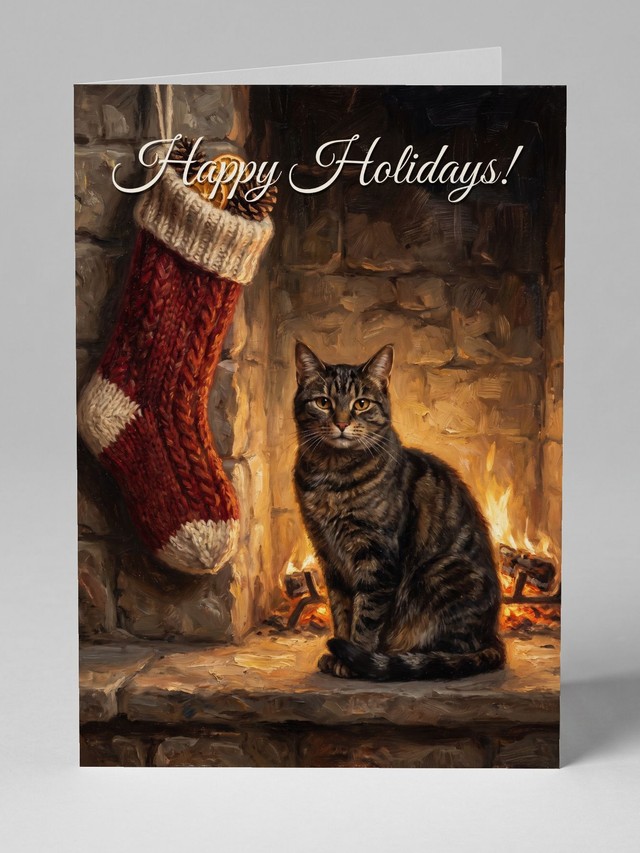 The Knit Stocking greeting card