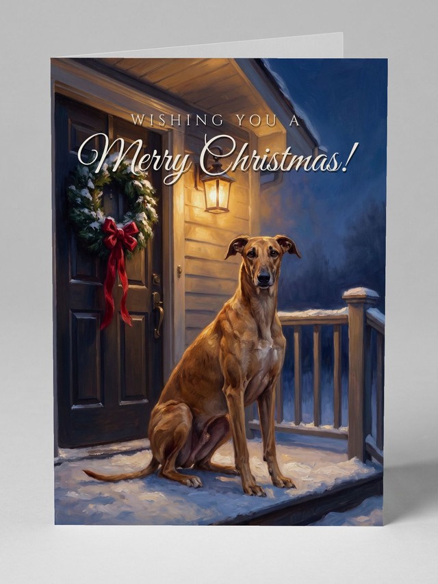 Porchlight Christmas greeting card