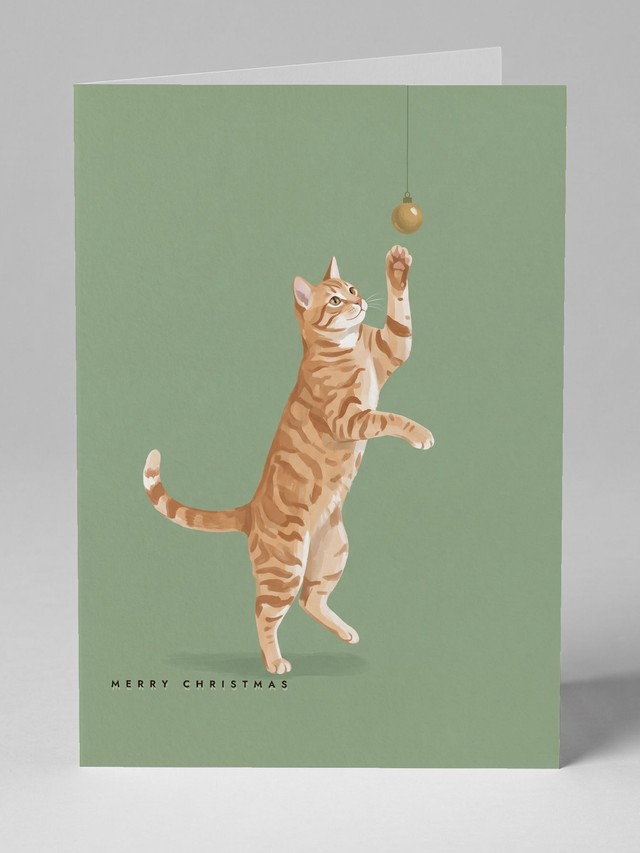 Sage Bauble greeting card