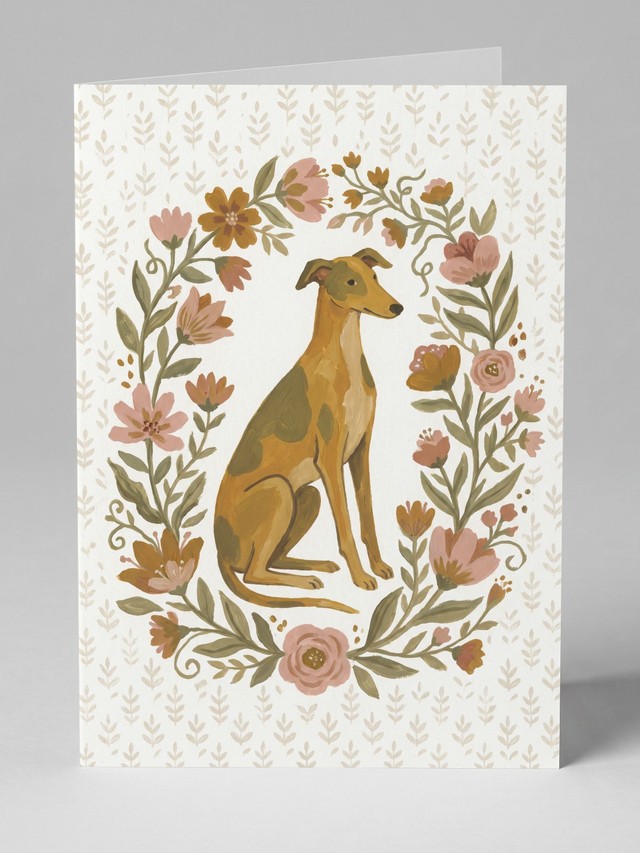 Floral Wreath greeting card
